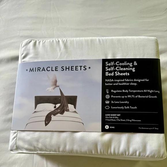 Miracle Sheets-Self-washing bedsheets save time, money, and provide healthier sleep consumergifts