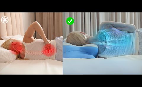Derila Ergo -The Pillow Built For Side Sleepers With Stiff Shoulders